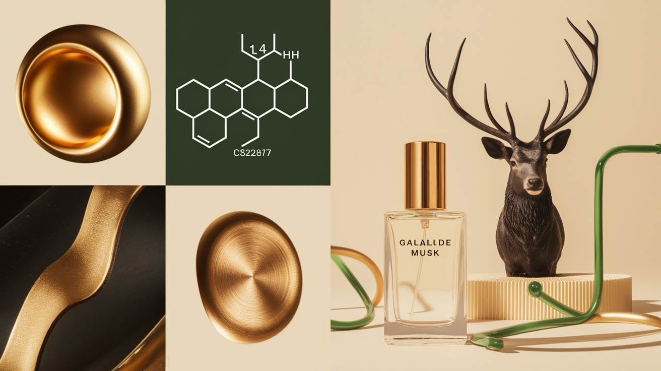 Galaxolide (HHCB) molecular structure - polycyclic synthetic musk